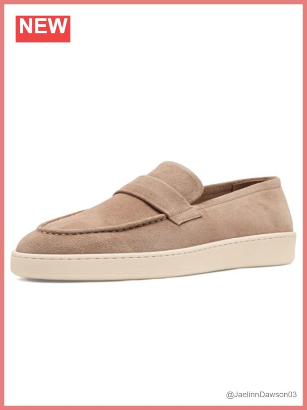 La Canadienne Tomas Waterproof Italian Suede Pull-On Loafers